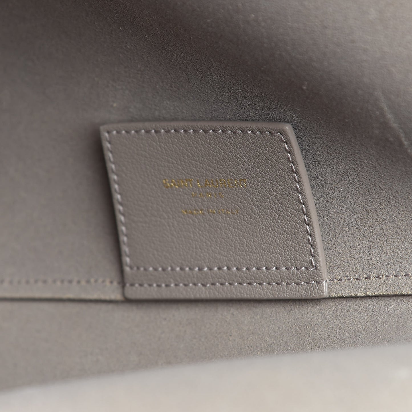 Calfskin Large Shopping Tote Taupe