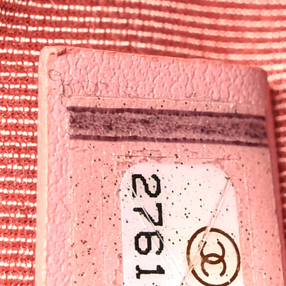 Chanel Iridescent Caviar Quilted Medium Cosmetic Case Rose Pink 7 of 9