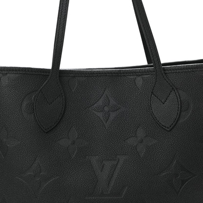 Louis Vuitton Empreinte Monogram Giant Neverfull MM Black 9 of 11