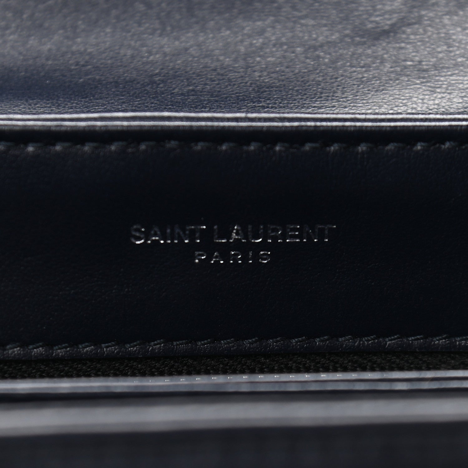 Saint Laurent Calfskin Y Quilted Monogram Toy Loulou Crossbody Bag Black 6 of 9