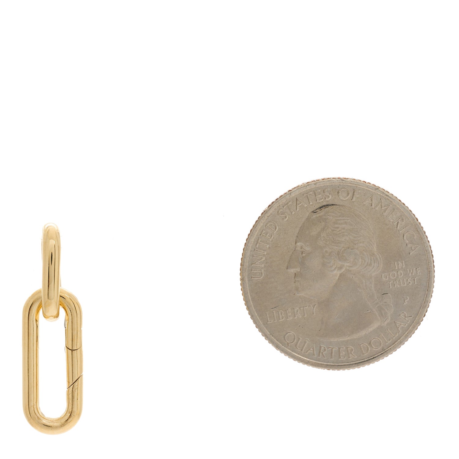 Foundrae 18K Yellow Gold Small Removable Drop Annex Link 2 of 3