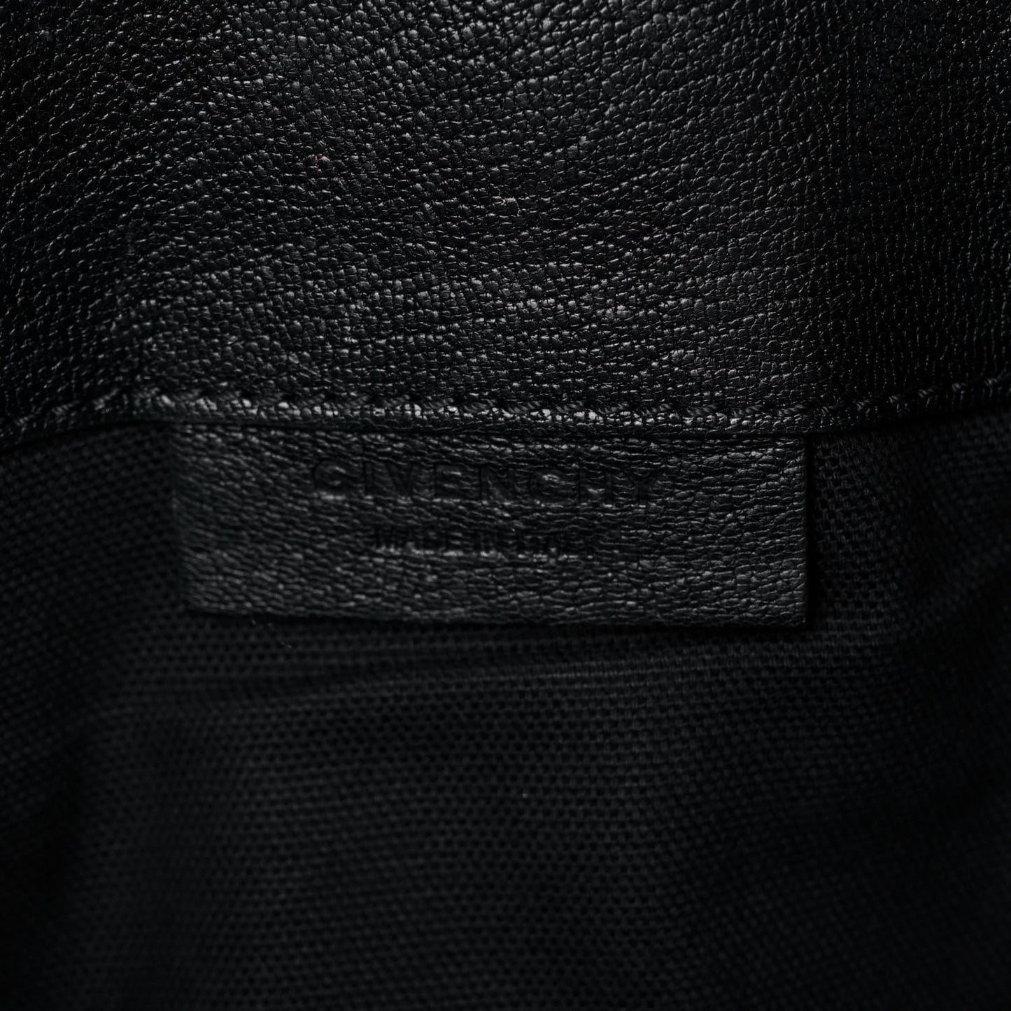 Sugar Goatskin Medium Antigona Envelope Clutch Black