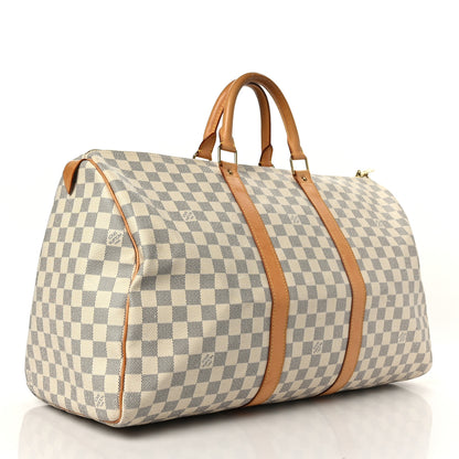 Louis Vuitton Damier Azur Keepall 50 3 of 11