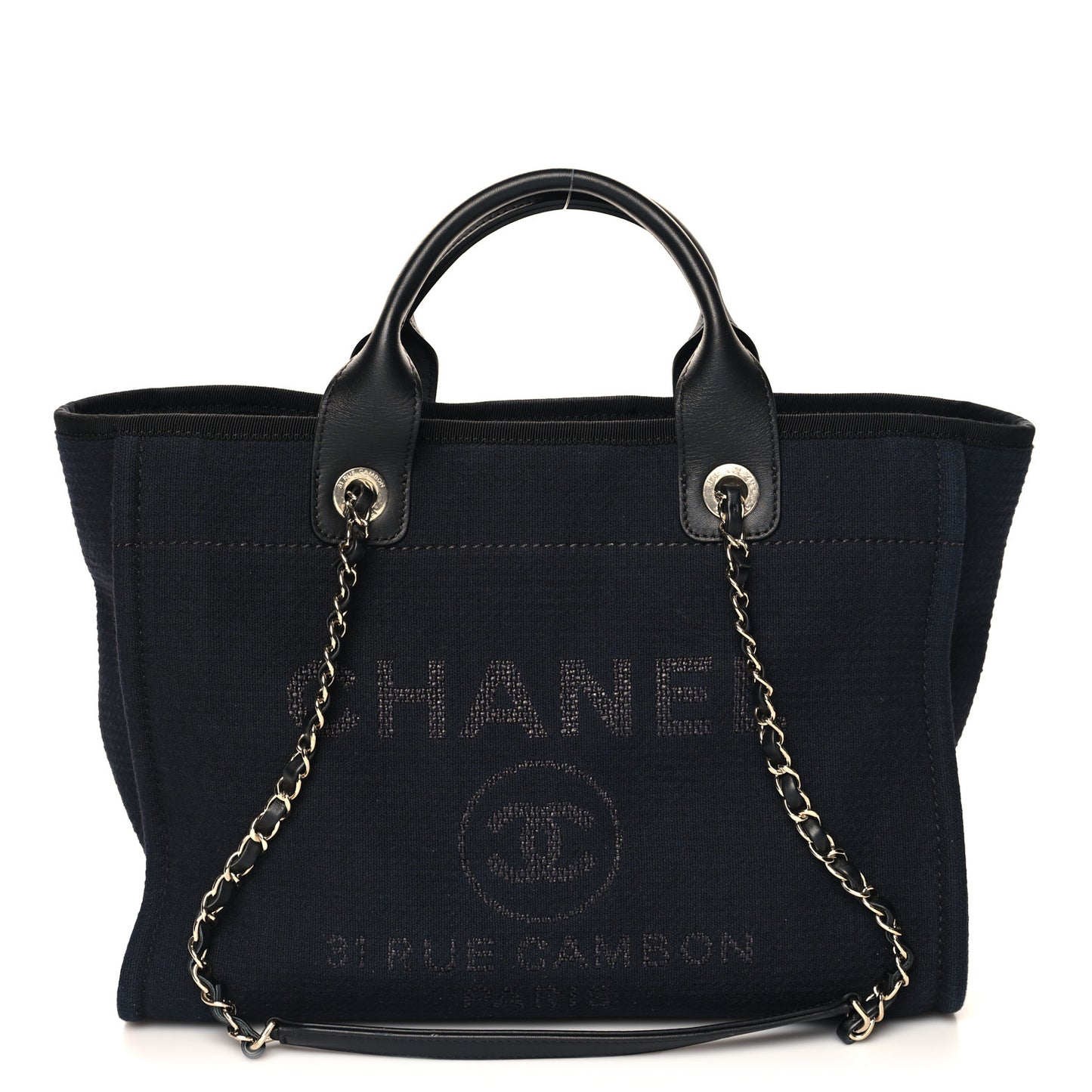 Mixed Fibers Small Deauville Tote Black