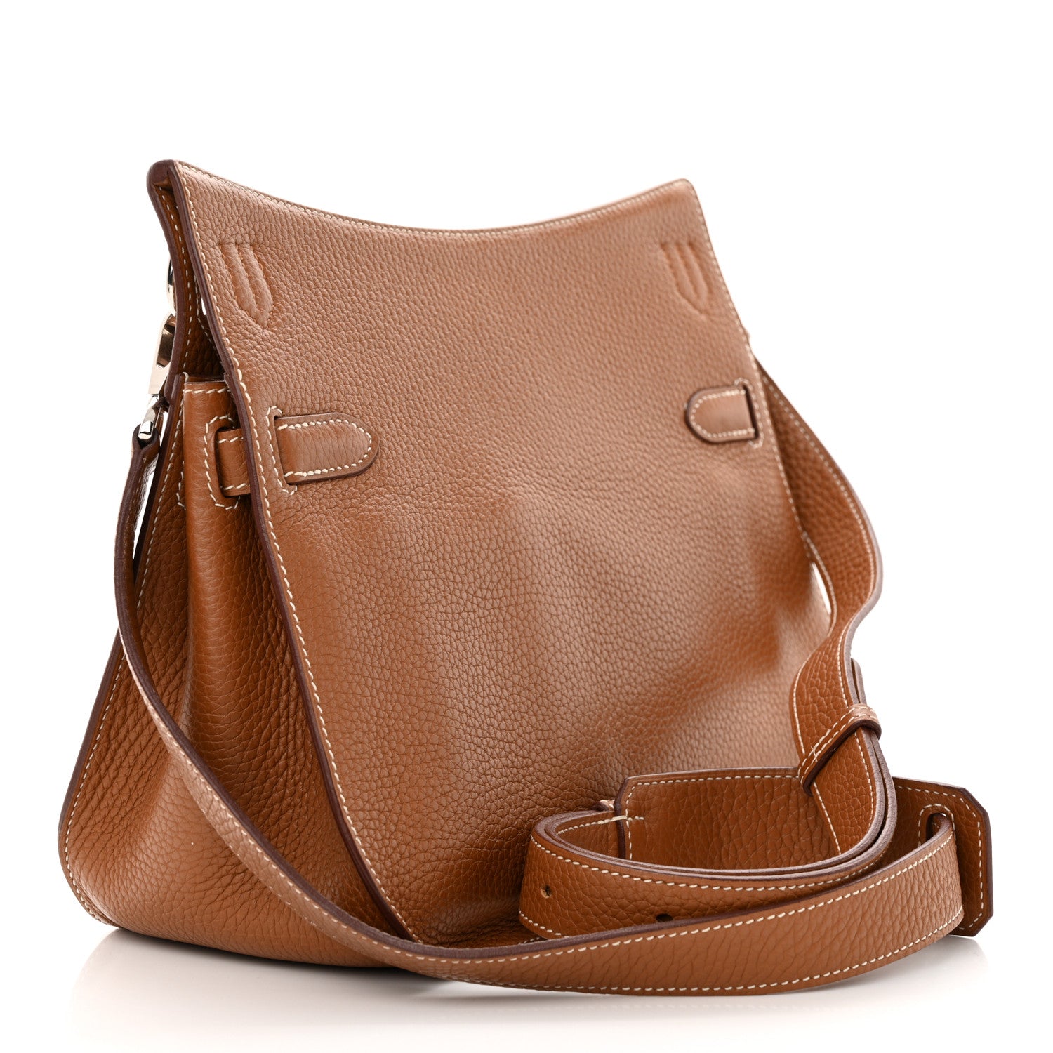 Hermes Taurillon Clemence Jypsiere 28 Gold 3 of 10