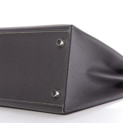 Hermes Epsom Kelly Sellier 28 Graphite 8 of 12