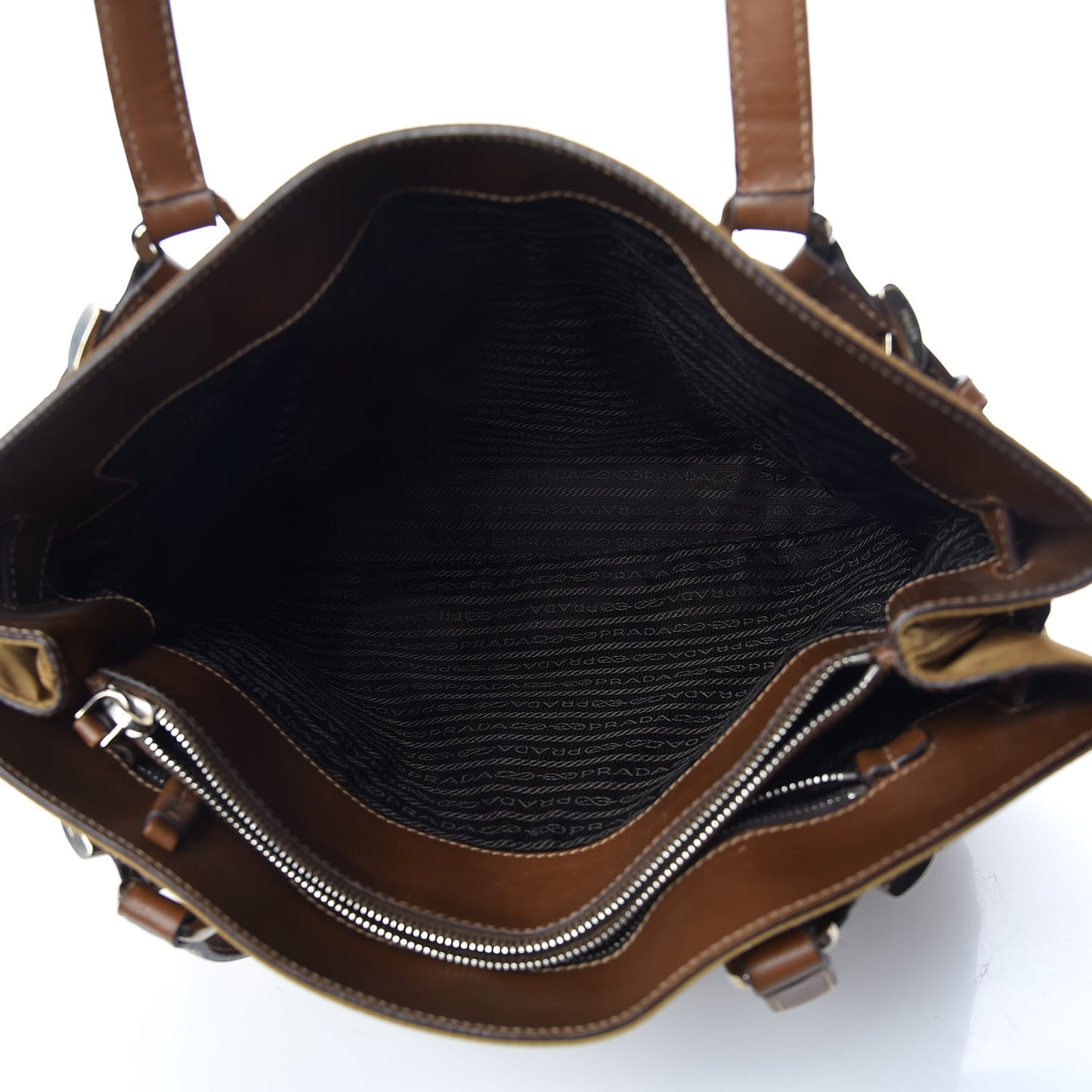 Nylon Tessuto Saffiano Tote Corinto