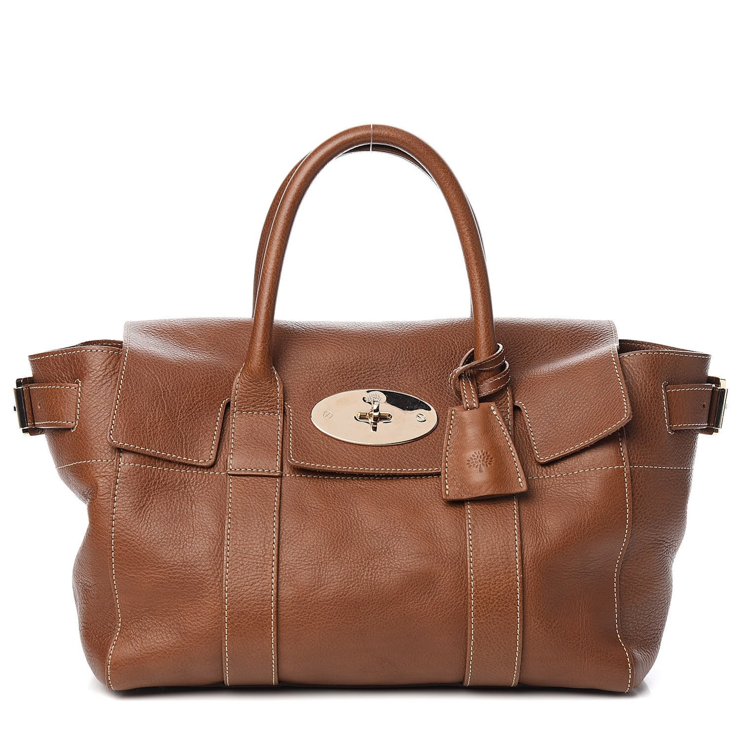Natural Leather Small Buckle Bayswater Oak
