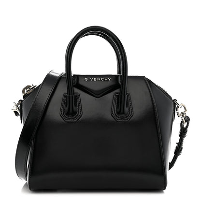 Givenchy Shiny Lord Calfskin Mini Antigona Black 1 of 10