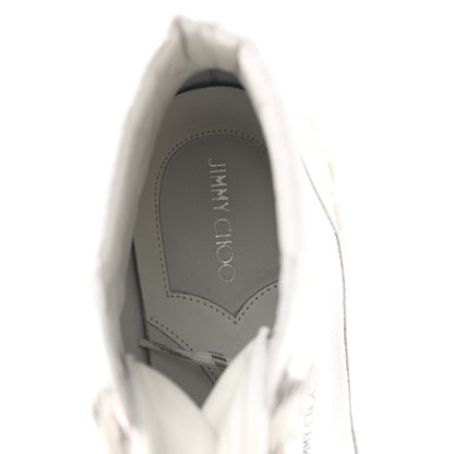 Jimmy Choo Calfskin Mesh Inca Platform Hiking Boots 43 White 8 of 10