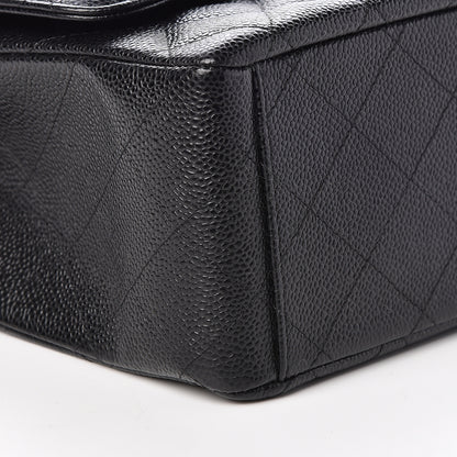 Chanel Caviar Quilted Maxi Double Flap Black 9 of 10