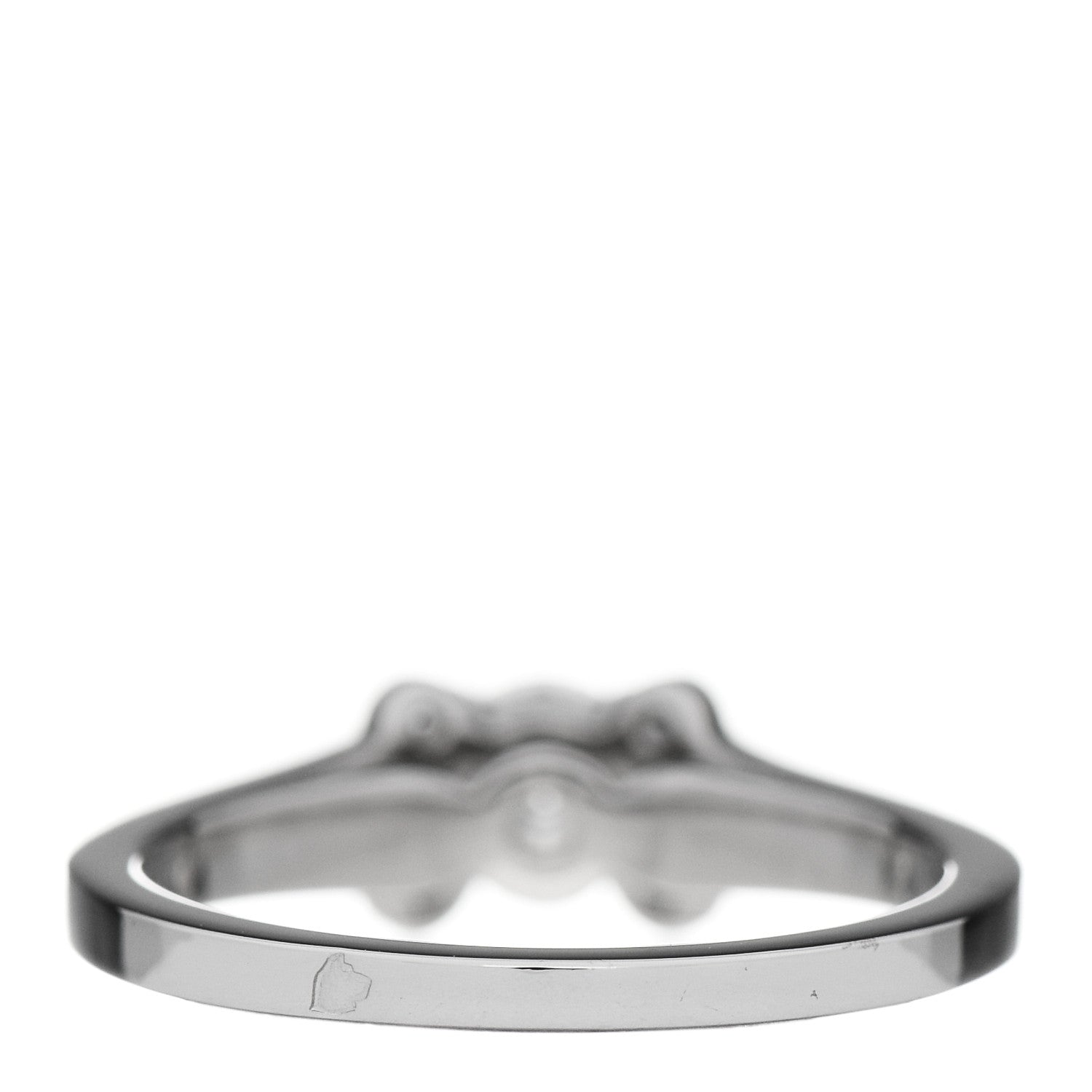 Cartier Platinum Diamond .33ct Ballerine Solitaire Engagement Ring 47 4 4 of 6