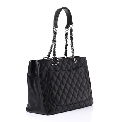 Chanel Caviar Quilted Grand Shopping Tote GST Black 2 of 5