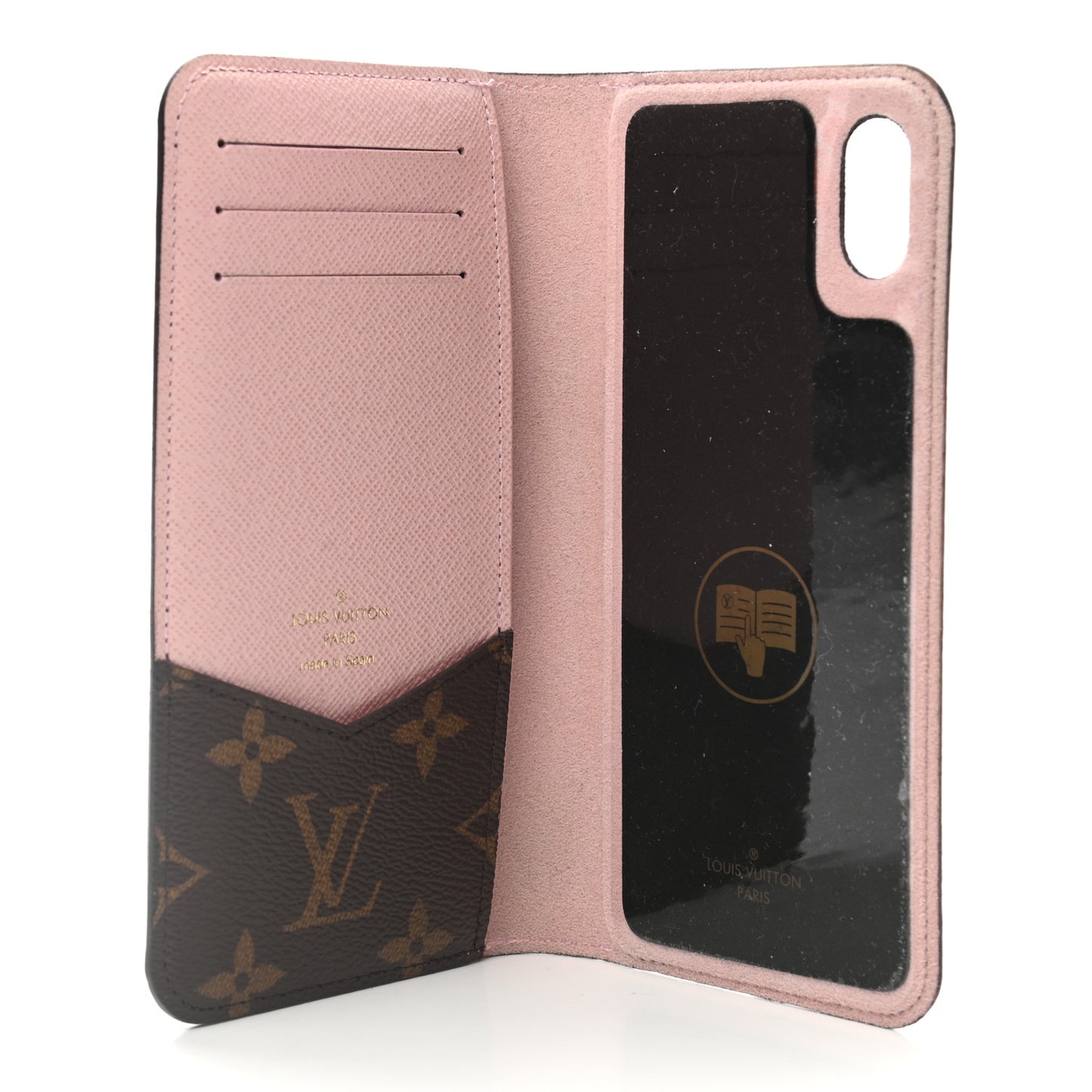 Monogram iPhone XS Max Folio Case Rose Ballerine
