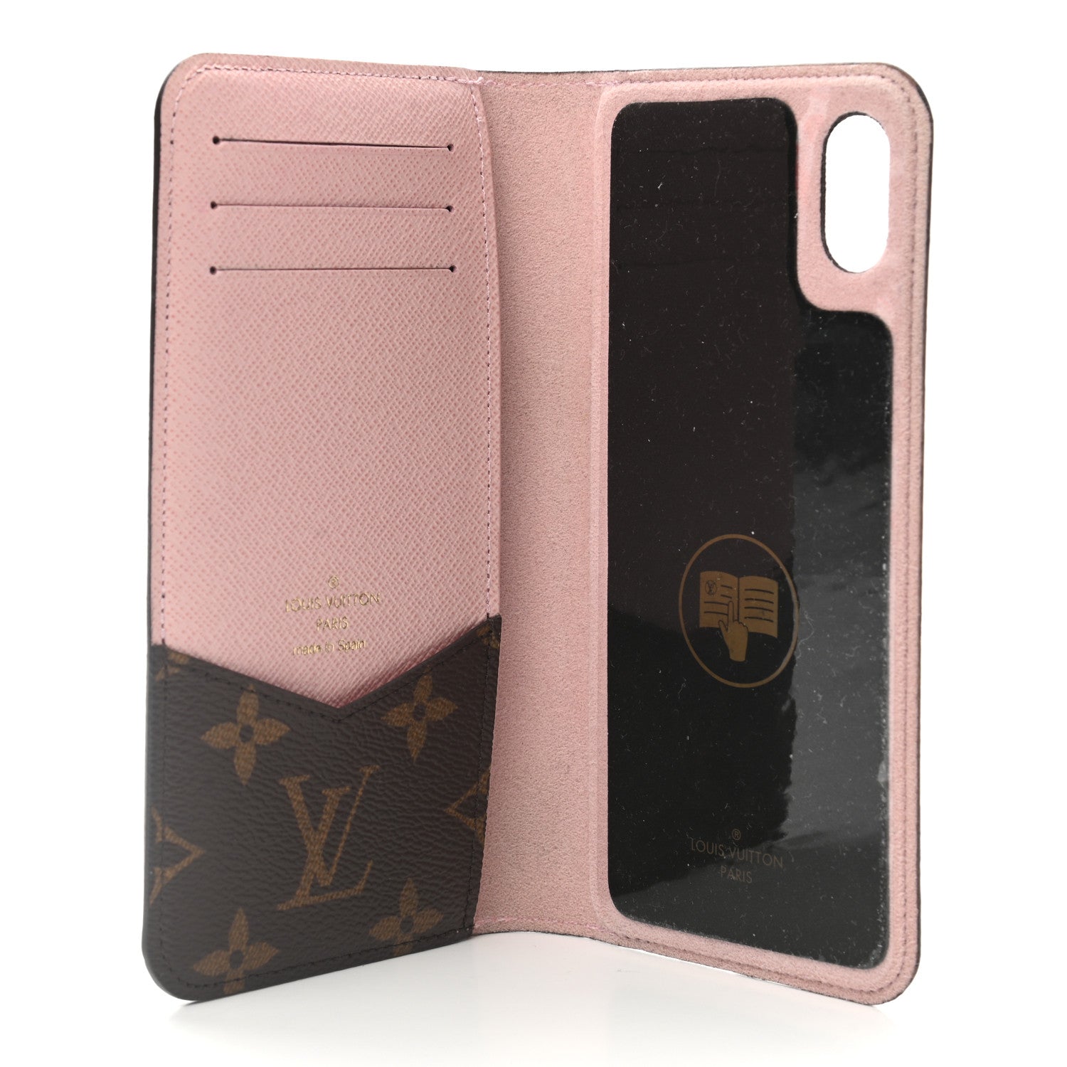 Louis Vuitton Monogram iPhone XS Max Folio Case Rose Ballerine 4 of 6
