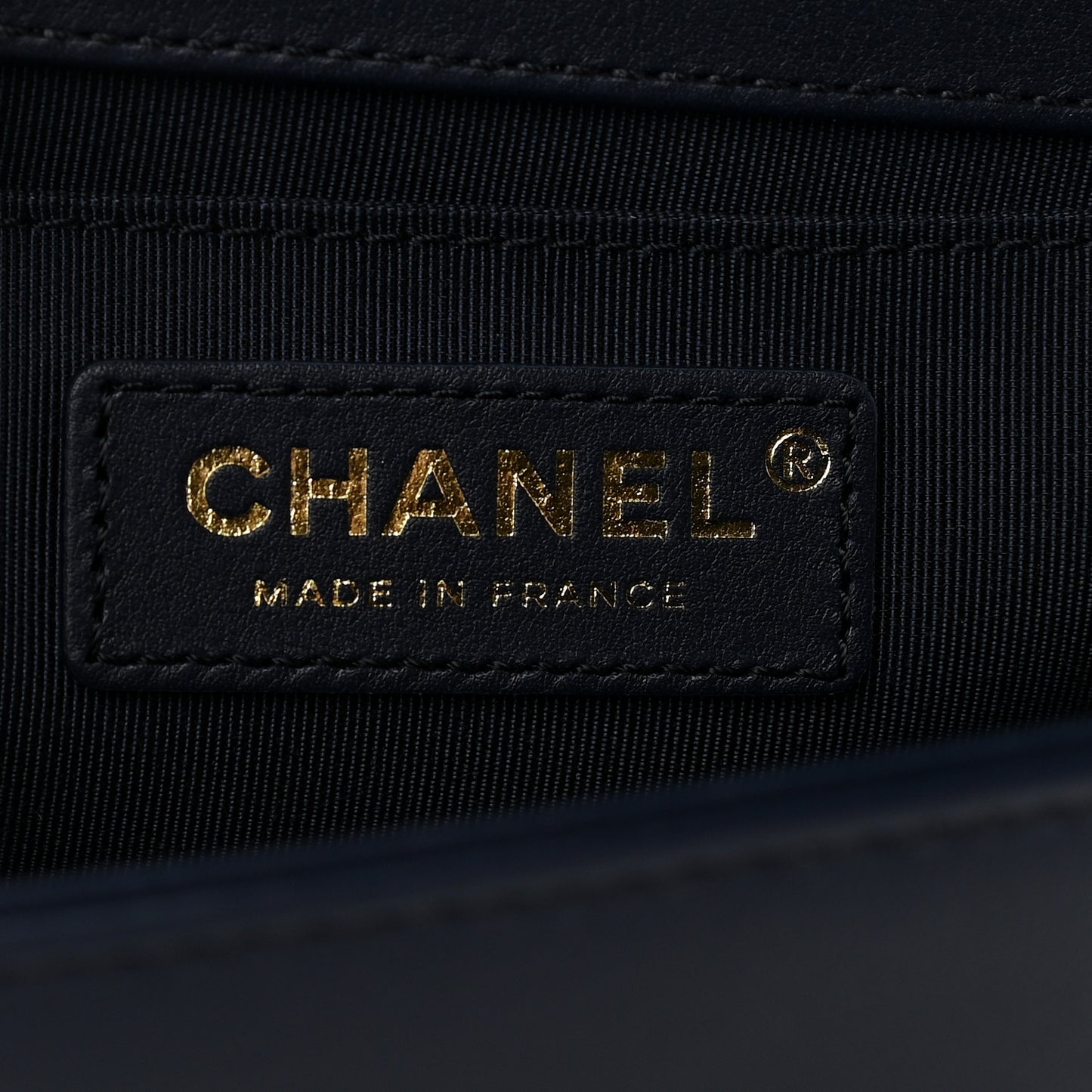 Calfskin Medium Boy Logo Top Handle Flap Navy