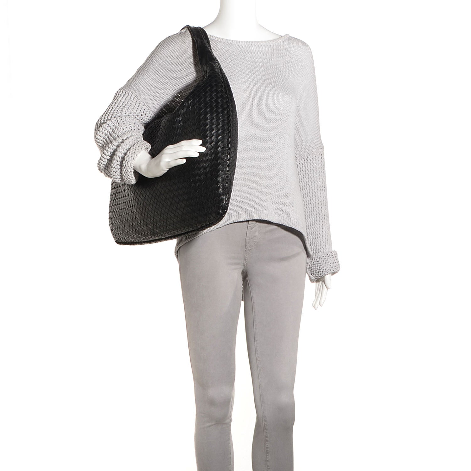 Bottega Veneta Nappa Intrecciato Maxi Veneta Hobo Nero Black 2 of 18