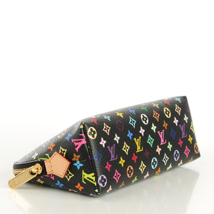 Louis Vuitton Monogram Multicolor Cosmetic Pouch Black Grenade 5 of 16