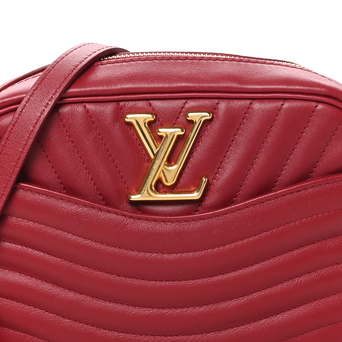 Calfskin New Wave Camera Bag Red