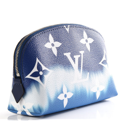 Louis Vuitton Monogram Giant Escale Cosmetic Pouch Blue 2 of 10