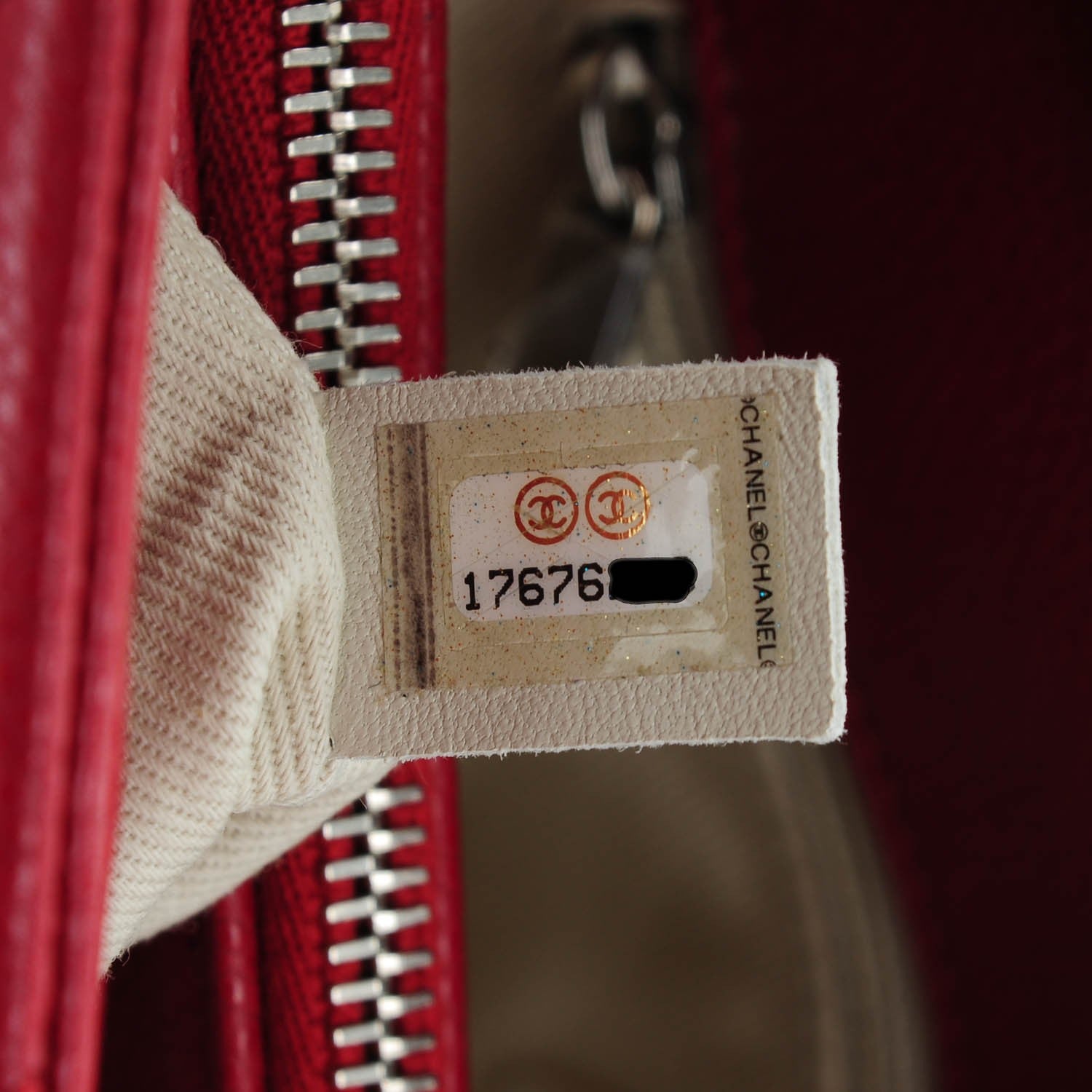 Chanel Caviar Timeless CC Shopping Tote Rouge 7 of 8