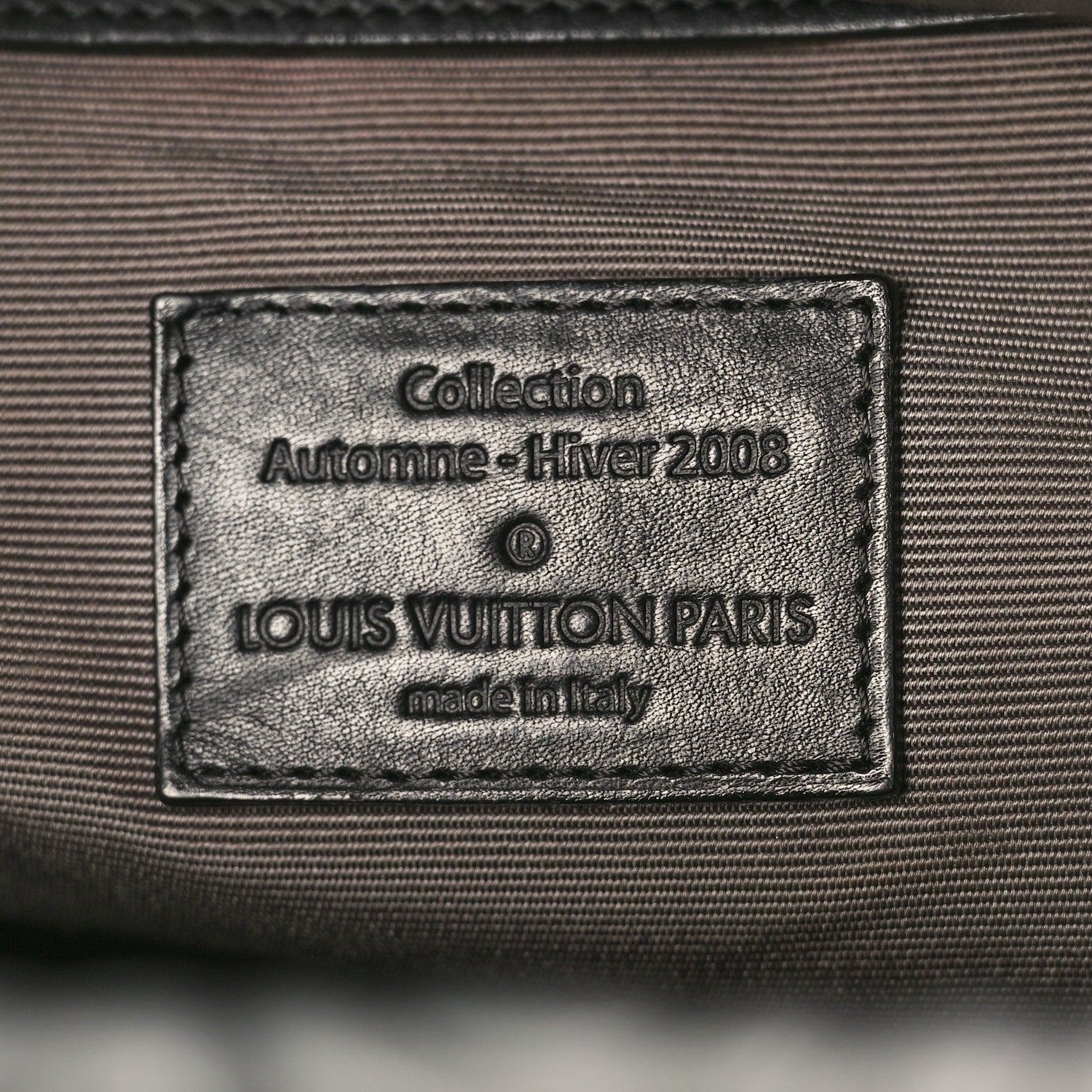 Louis Vuitton Calfskin Embossed Speedy Cube 30 Black 6 of 16
