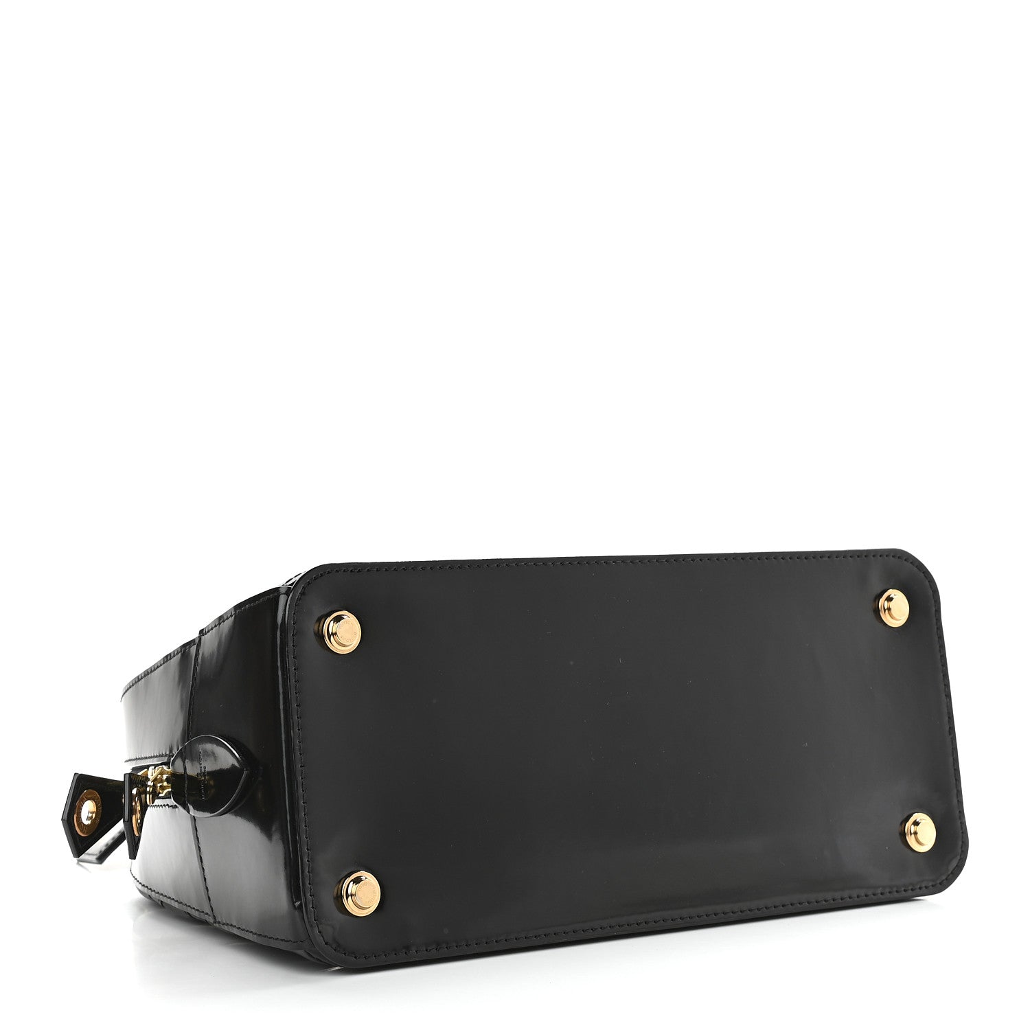 Louis Vuitton Lambskin Malletage Dora PM Black 4 of 9