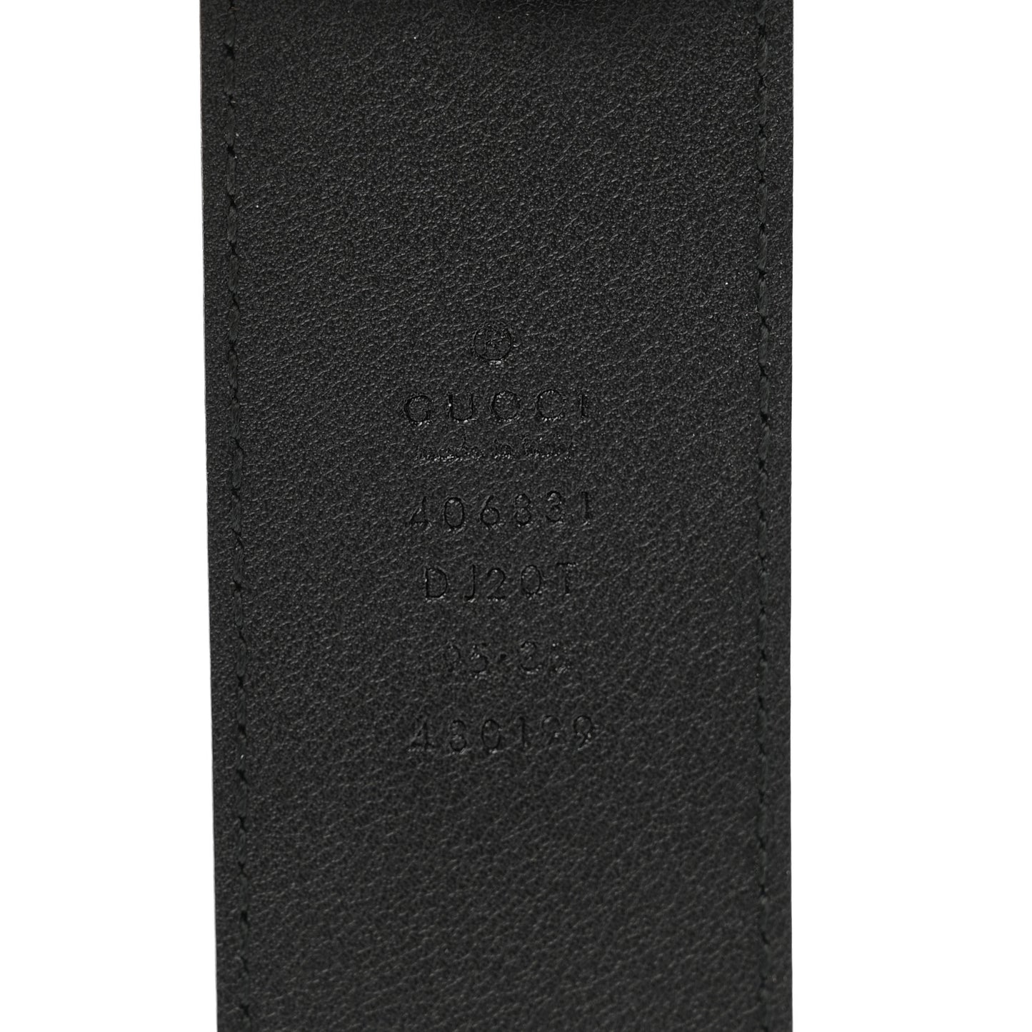 Textured Calfskin Double G 40mm Belt 95 38 Black