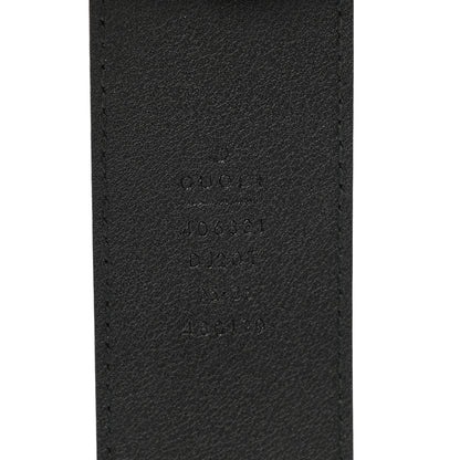 Gucci Textured Calfskin Double G 40mm Belt 95 38 Black 3 of 5