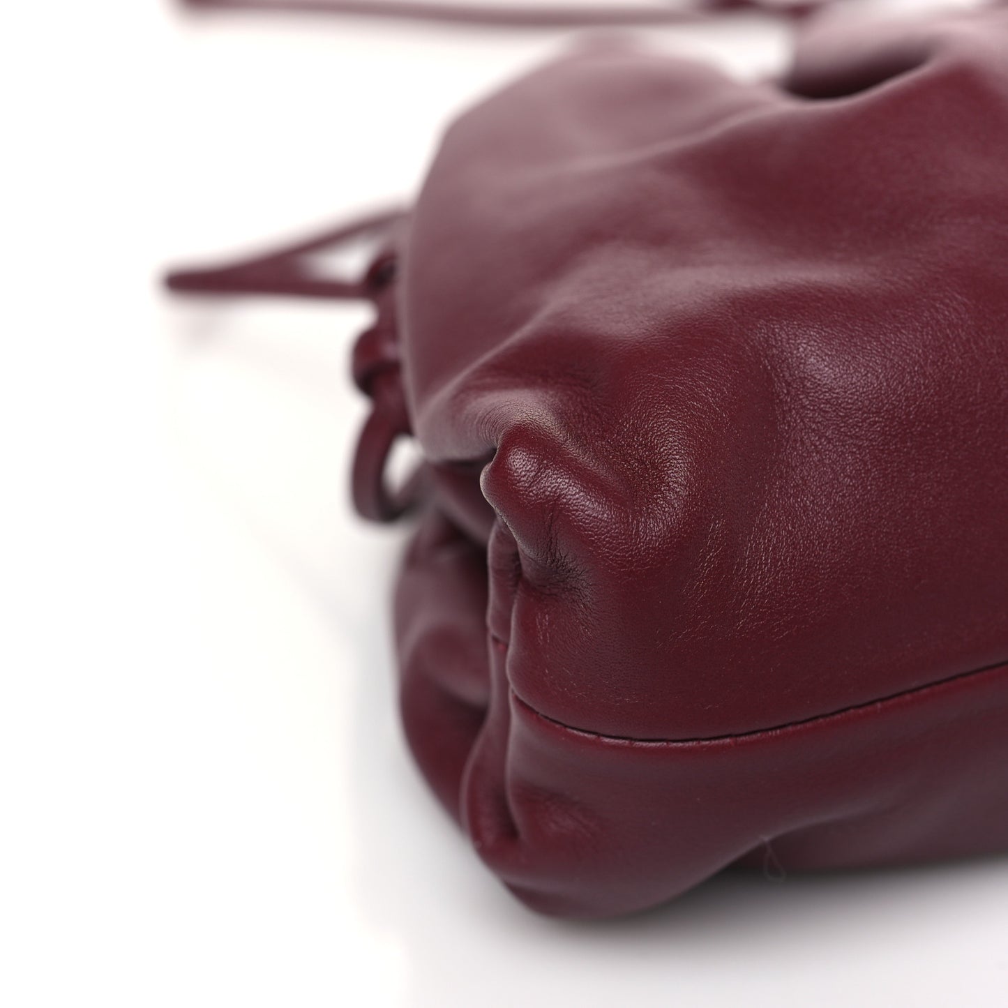 Butter Calfskin The Mini Pouch Bordeaux