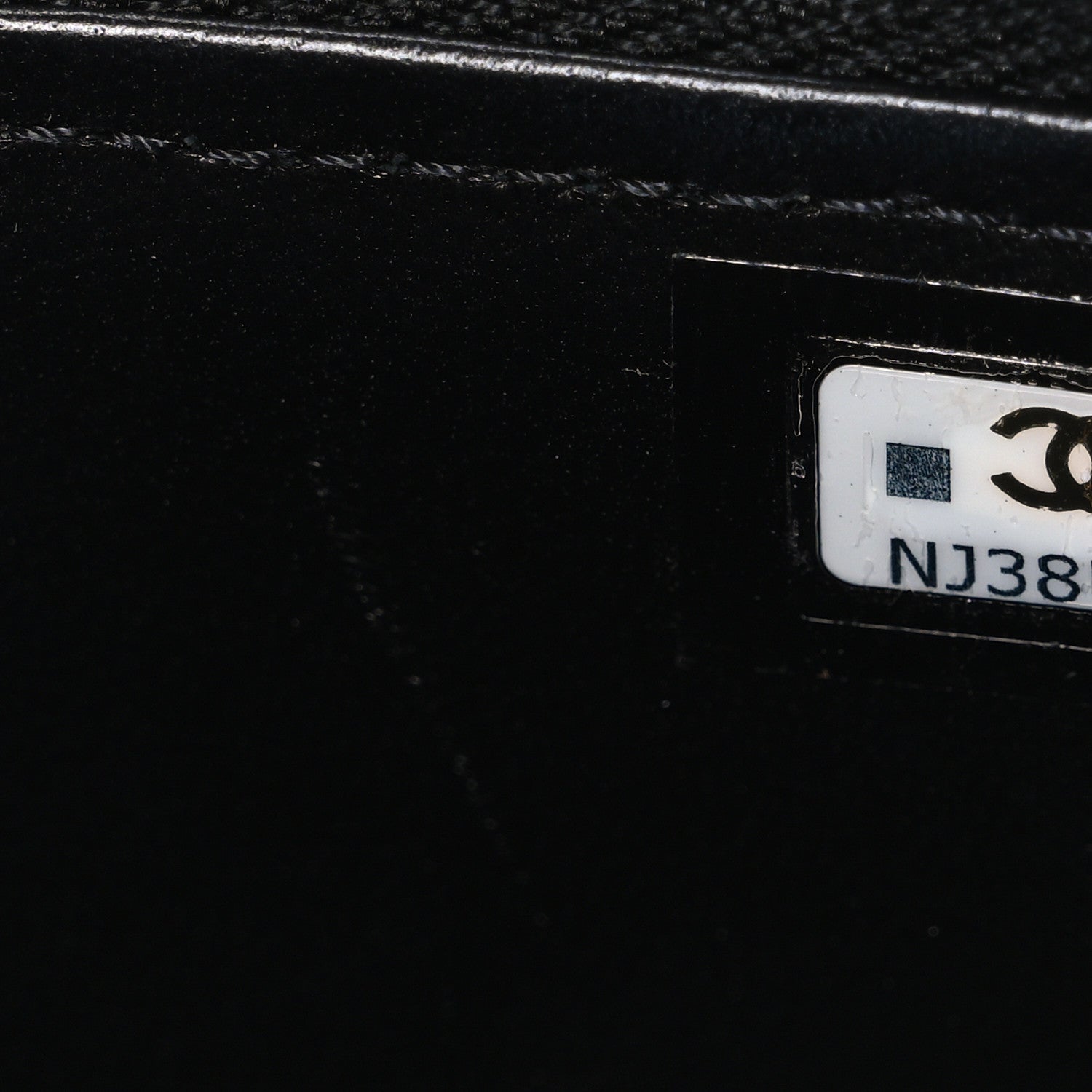 Chanel Lambskin Quilted Metal Mini Top Handle Vanity Case With Chain Black 6 of 10