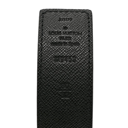 Louis Vuitton Calfskin Monogram 30mm LV Initiales Reversible Belt 80 32 Black 3 of 5