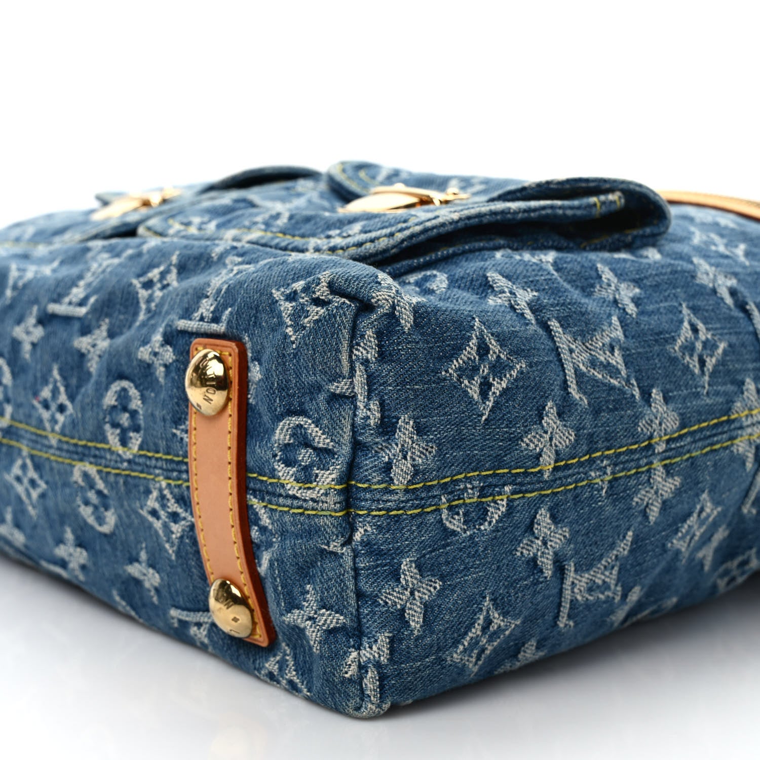 Louis Vuitton Denim Baggy GM Blue 8 of 8