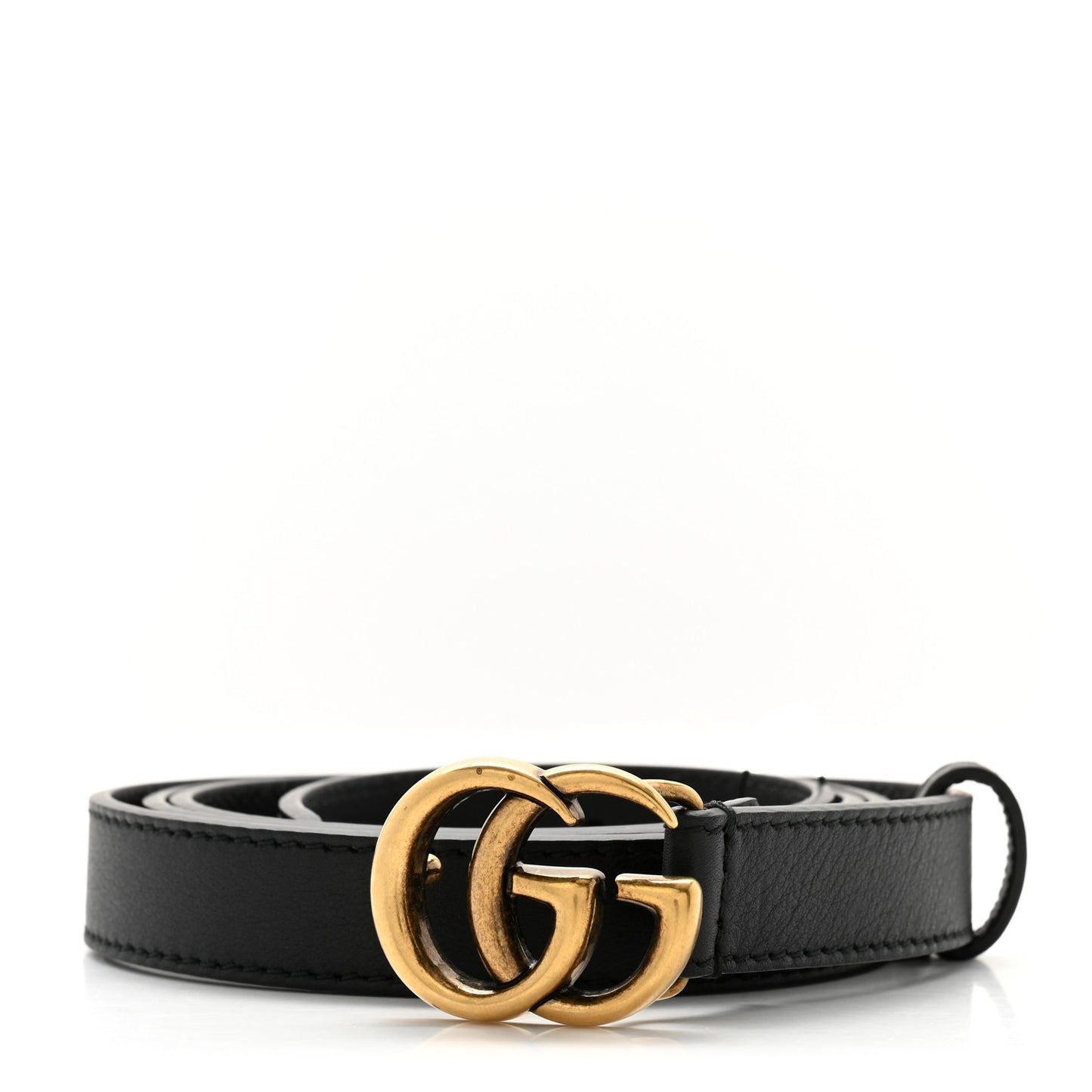 Calfskin Double G 20mm Belt 105 42 Black