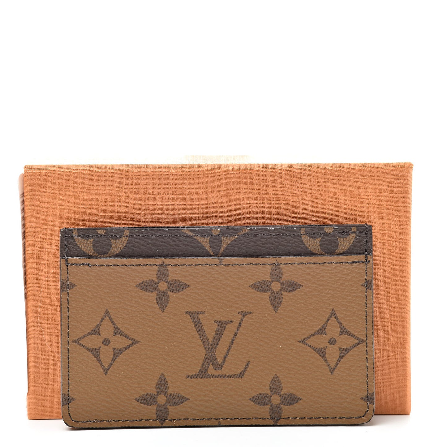 Reverse Monogram Card Holder
