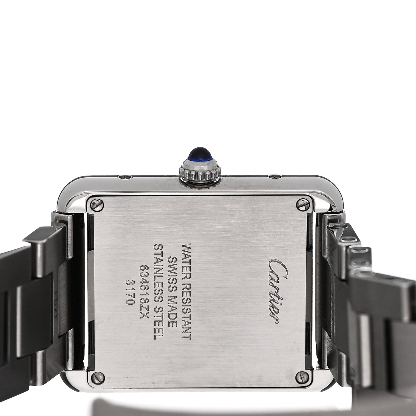 Stainless Steel 24mm Tank Solo Quartz Watch