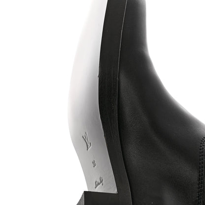 Louis Vuitton Calfskin Monogram Downtown Ankle Boots 38 Black 10 of 10