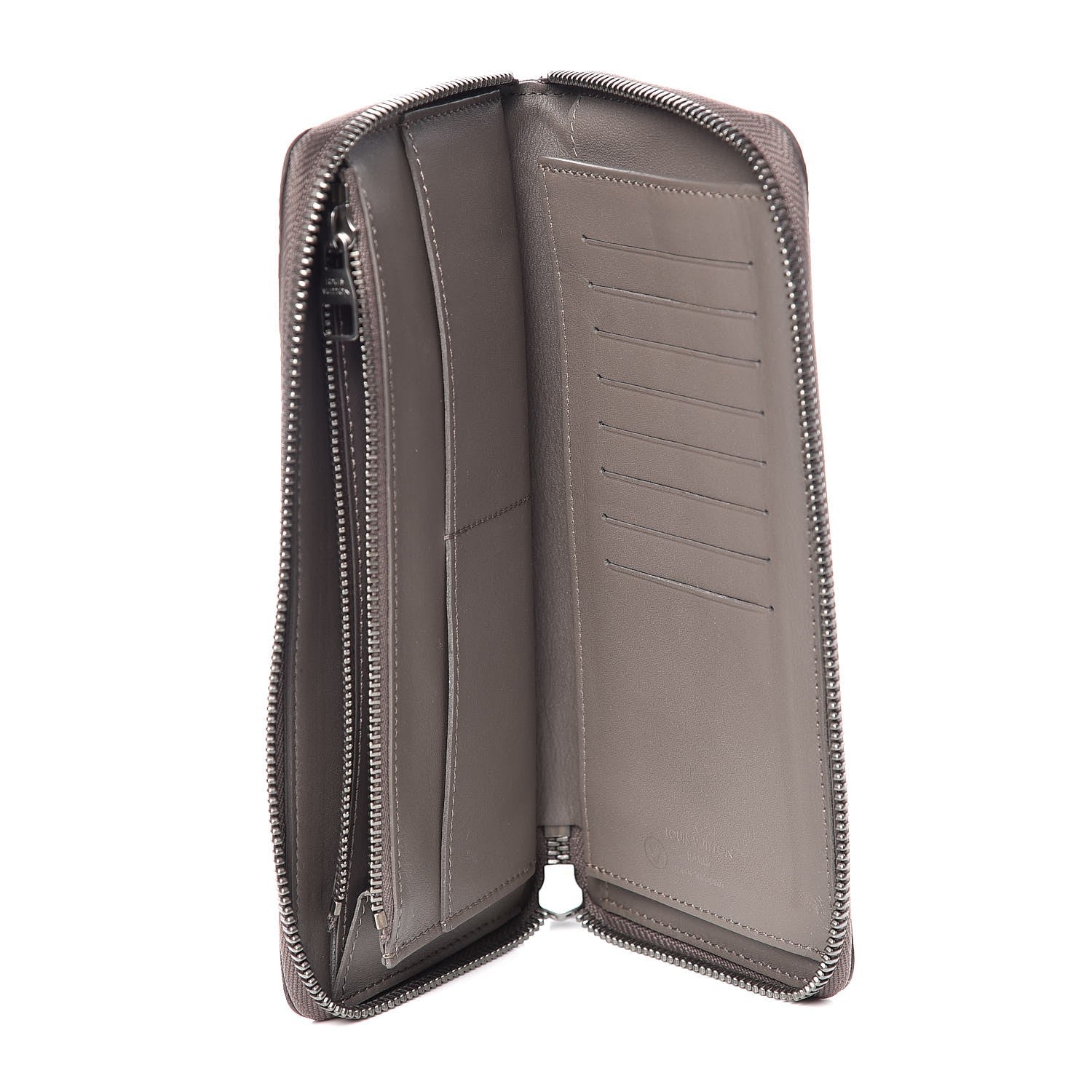 Louis Vuitton Damier Infini Zippy Vertical Wallet Granit 5 of 14