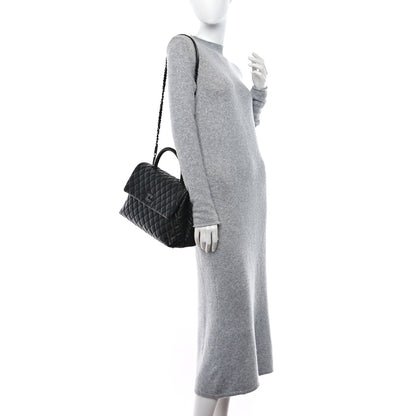 Chanel Caviar Quilted Medium Coco Handle Flap So Black 2 of 11