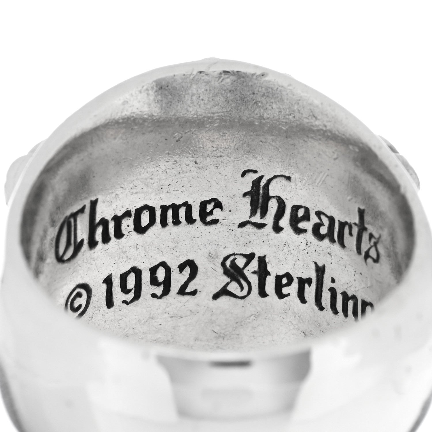 Chrome Hearts Sterling Silver Keeper Ring 68 12.25 1550936