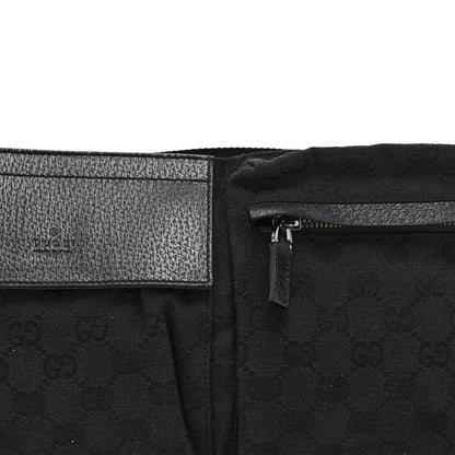 Gucci GG Monogram Double Pocket Belt Bag Black 8 of 10