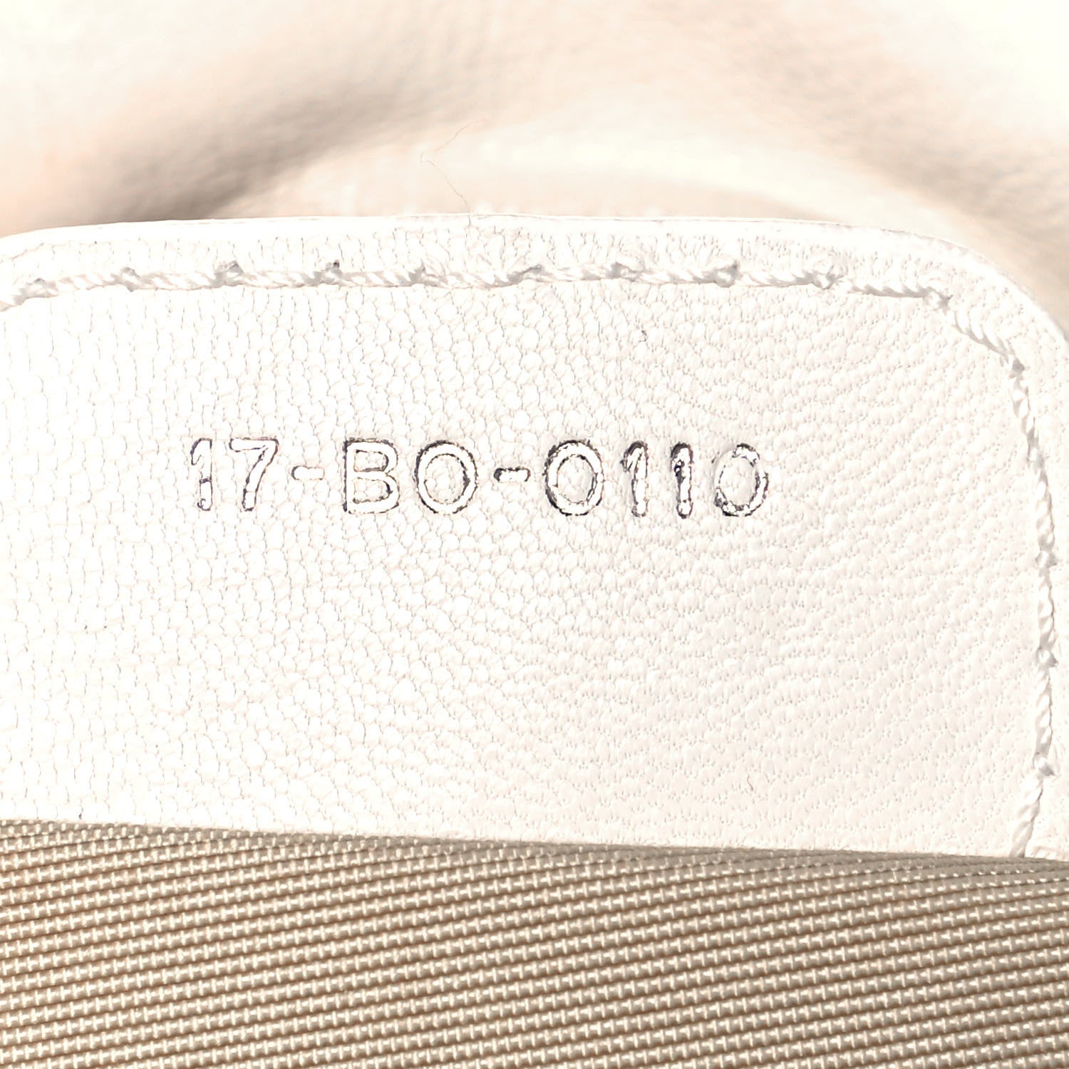 Christian Dior Lambskin Cannage Medium Le Trente Tote White 7 of 15