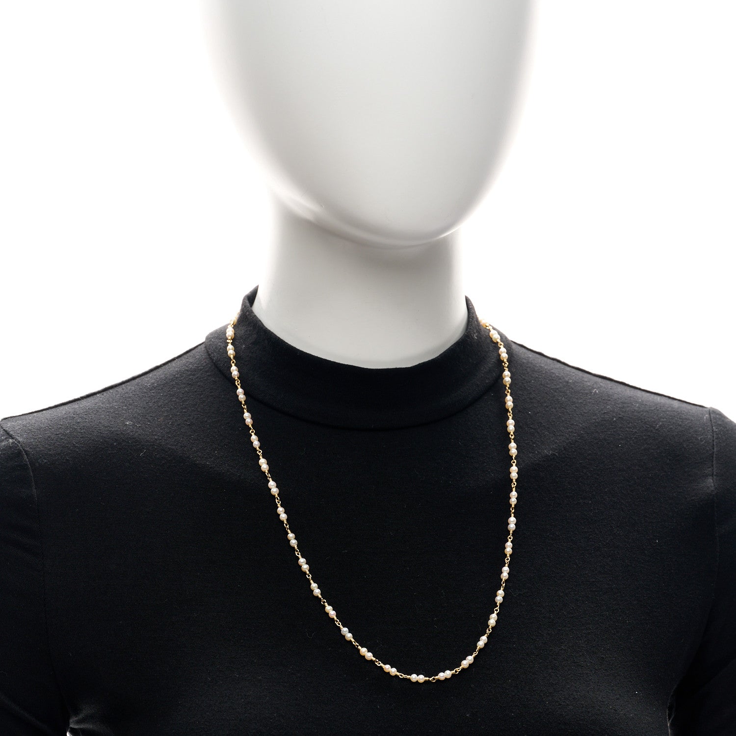 Temple St. Clair 18K Yellow Gold Pearl Karina Necklace 2 of 5