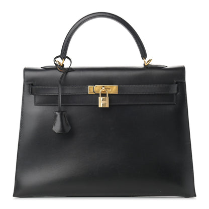 Hermes Box Kelly Sellier 35 Black 1 of 19
