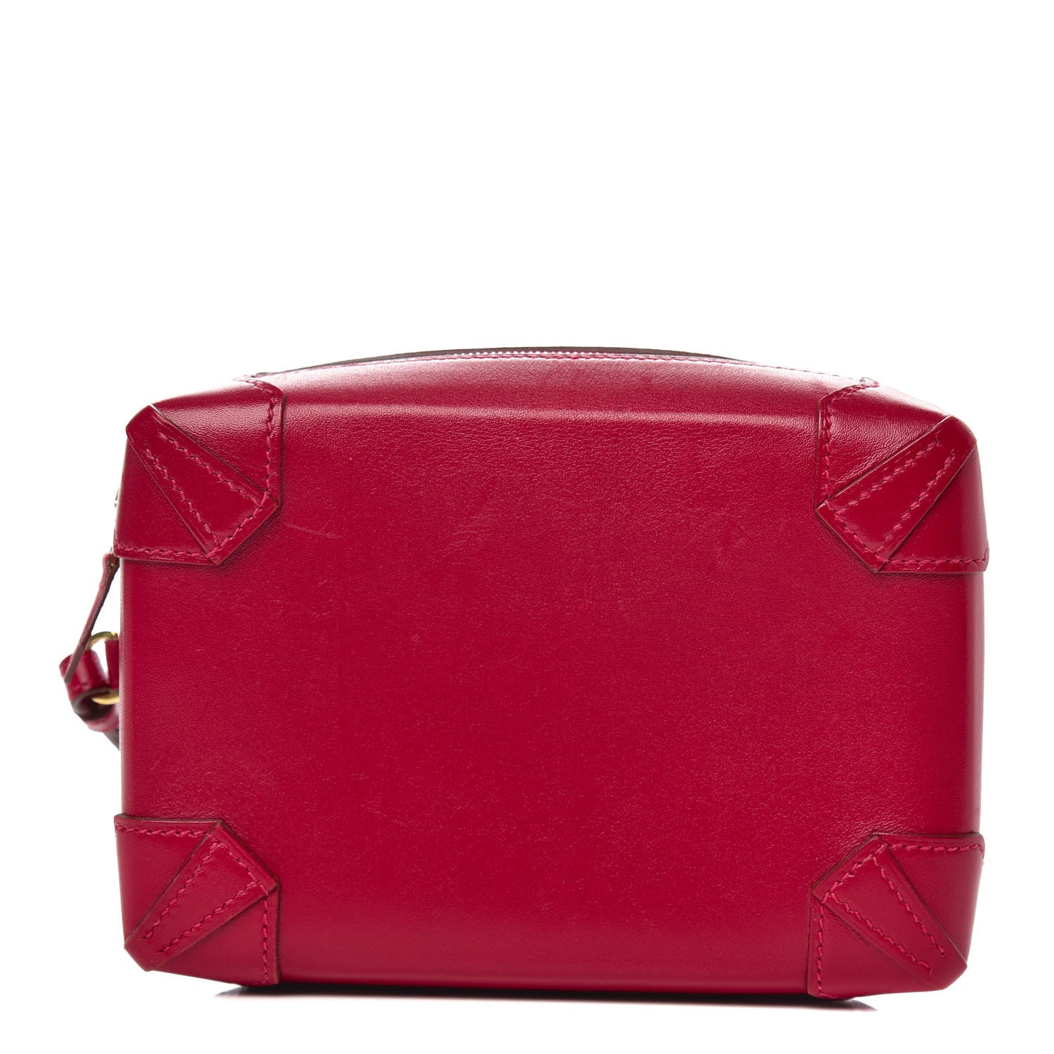 Hermes Tadelakt Mini Pochette Maxibox Rouge Vif 1 of 8