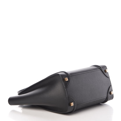 Celine Smooth Calfskin Micro Luggage Black 4 of 8