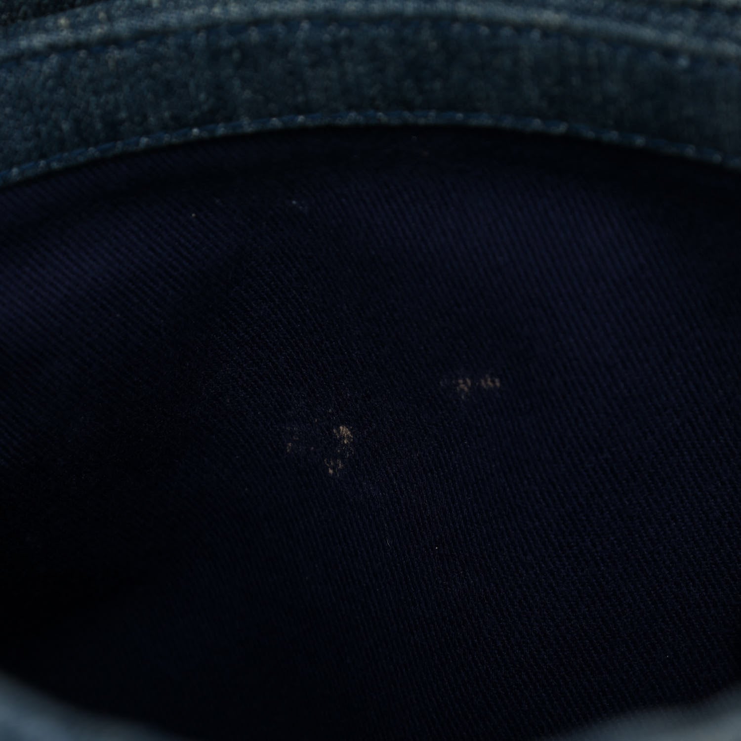 Chanel Denim Camellia Embroidered Large Just Mademoiselle Blue 7 of 11