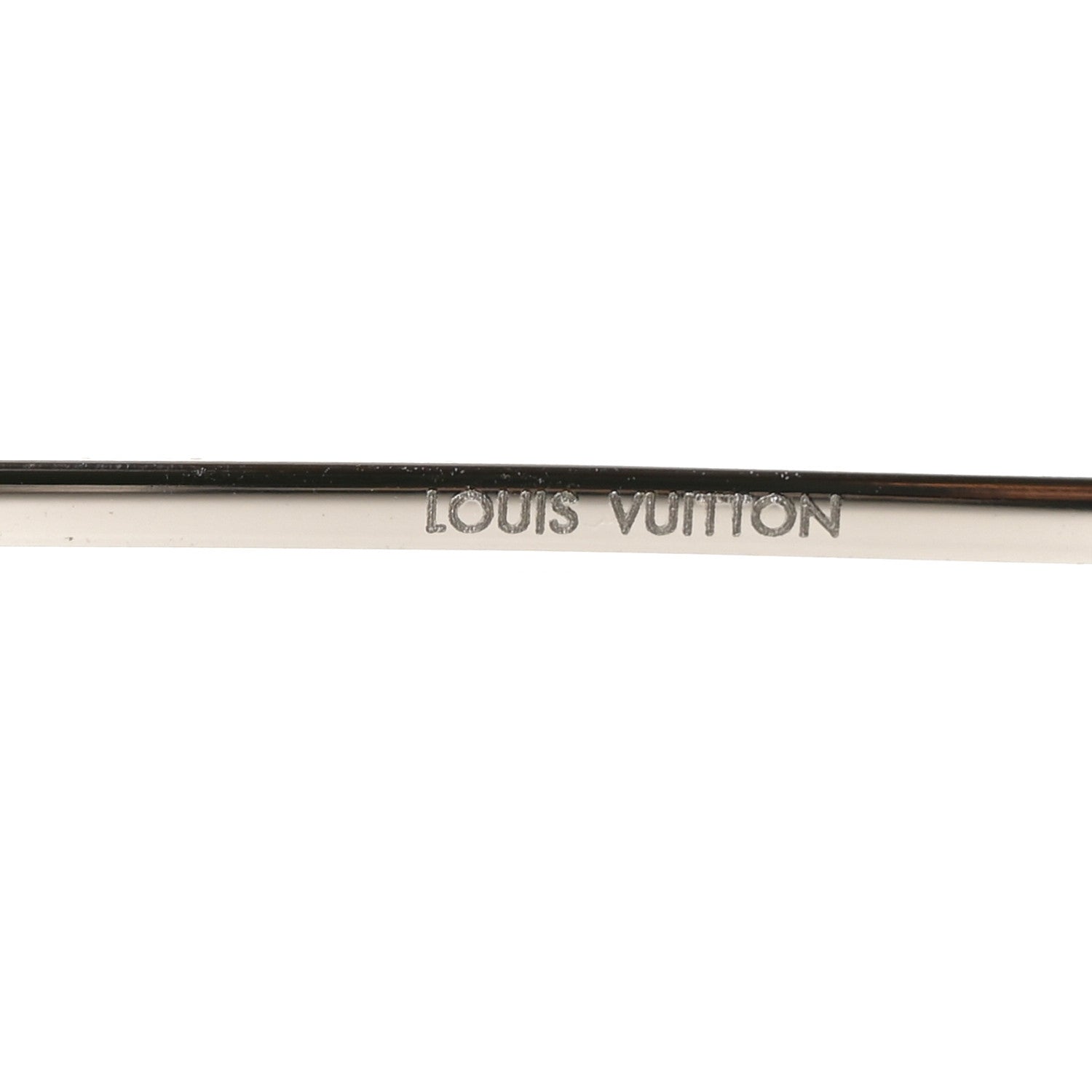 Louis Vuitton Metal Crystal Oval LV Dazzling Sunglasses Z3186U Silver 5 of 8