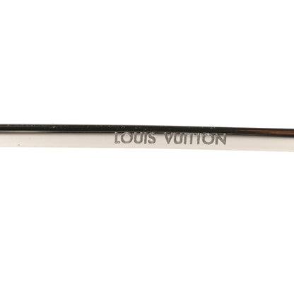 Louis Vuitton Metal Crystal Oval LV Dazzling Sunglasses Z3186U Silver 5 of 8