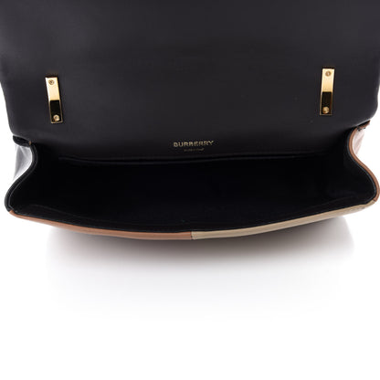 Burberry Lambskin Quilted Small Lola Bag Soft Fawn Dark Moka 5 of 9
